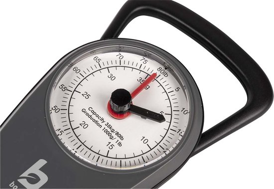 Bo-Camp - Bagageweegschaal - Inclusief meetlint - Tot 35 kg