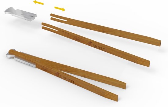 Skotti - Tongs - Tang - Barbecue Tang - Bieropener van Skotti — afbeelding 3