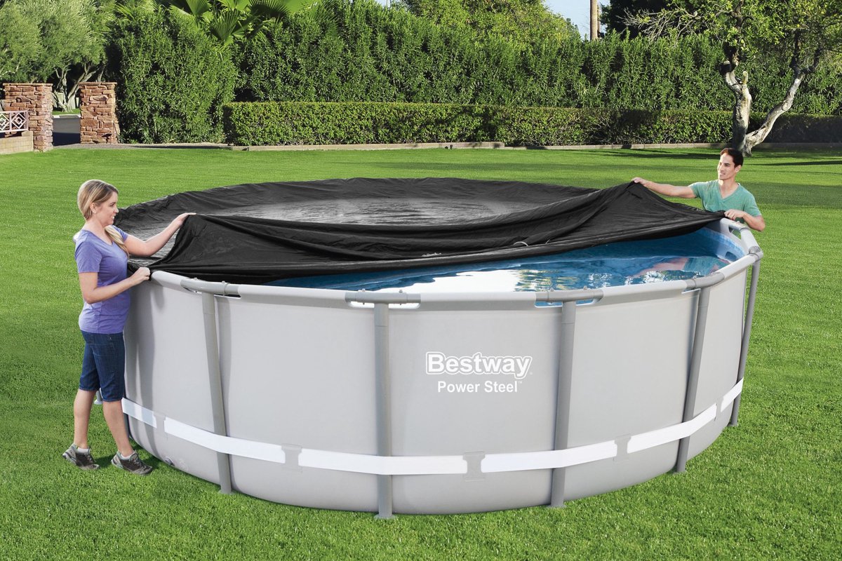 Bestway Flowclear afdekzeil - Rond 460/488 cm