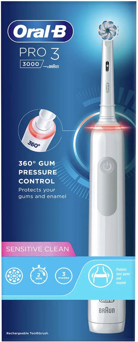 Elektrische tandenborstel Oral-B PRO 3 3000