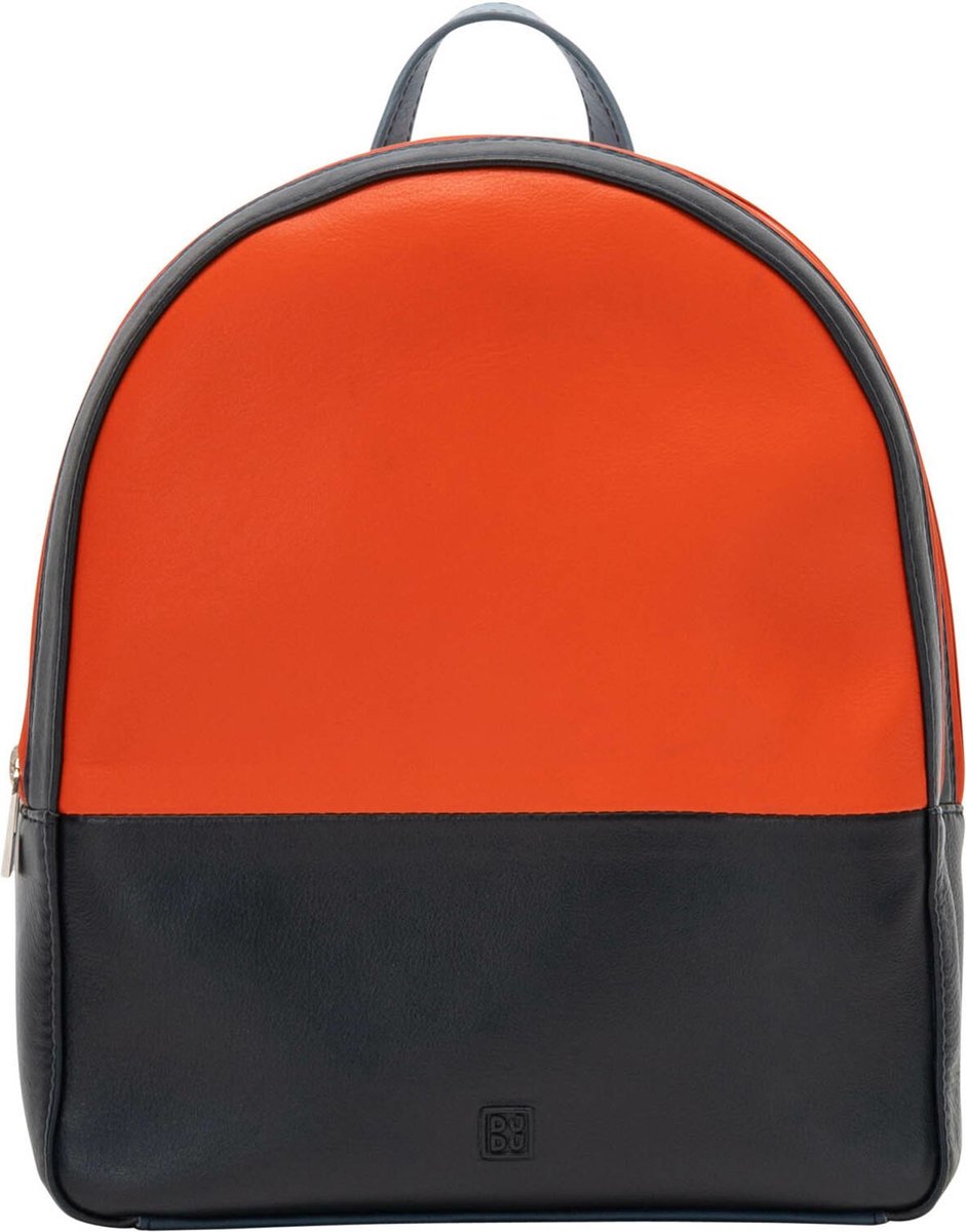 DuDu City rugzak leer 26,5 cm - navy