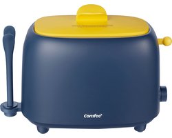 Comfeé MT-RP2L18W2 broodrooster 7 2 snede(n) 950 W Blauw, Geel