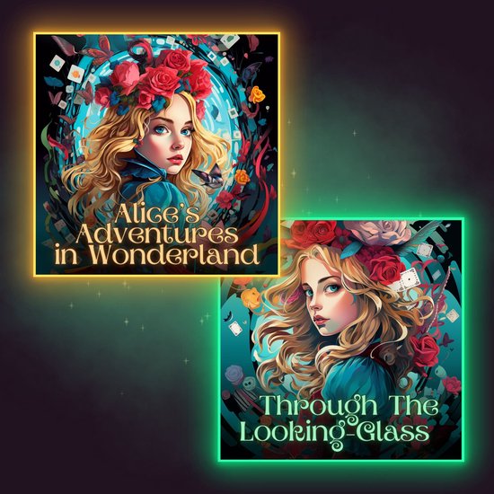 Alice in Wonderland & Through the Looking Glass - cover