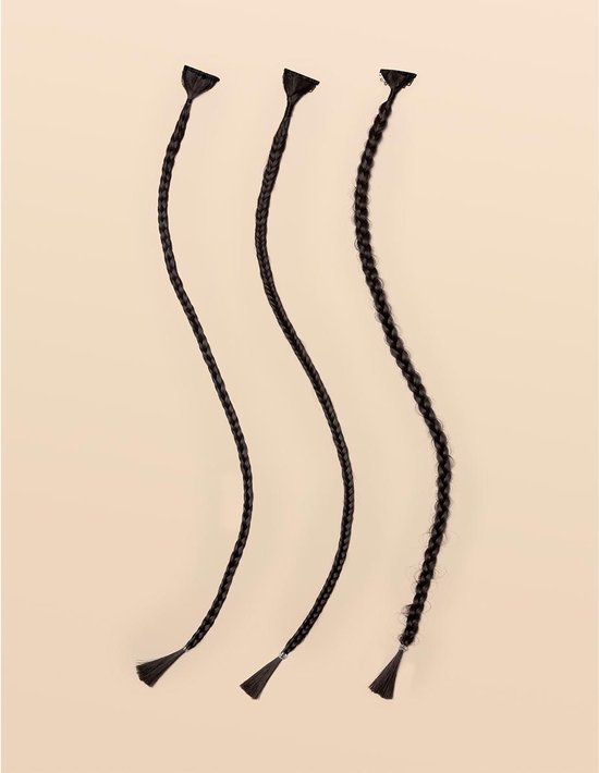 Infinity Braids - Braidies - Set van 3 Clip-in Vlechtjes - Lizzy, Jolie ...