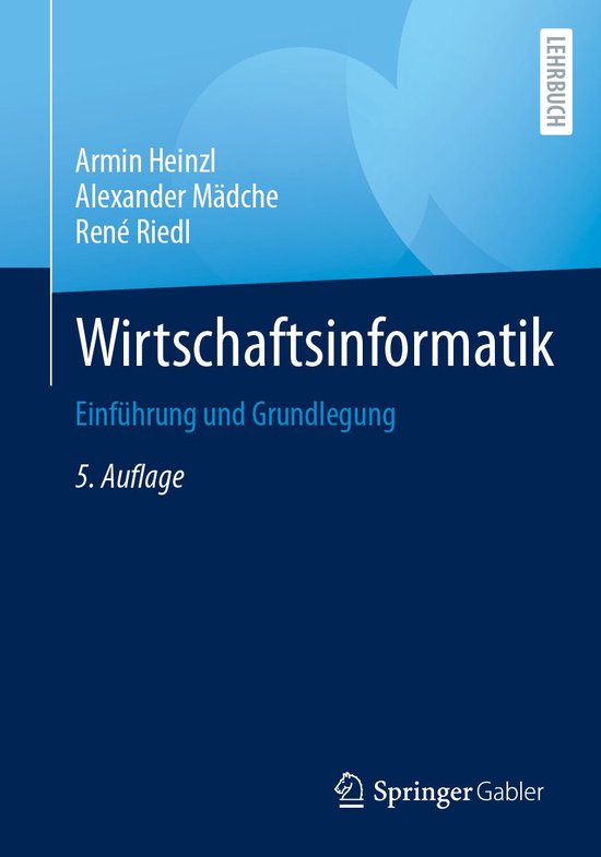 Business and Economics (German Language) - Wirtschaftsinform ... - cover