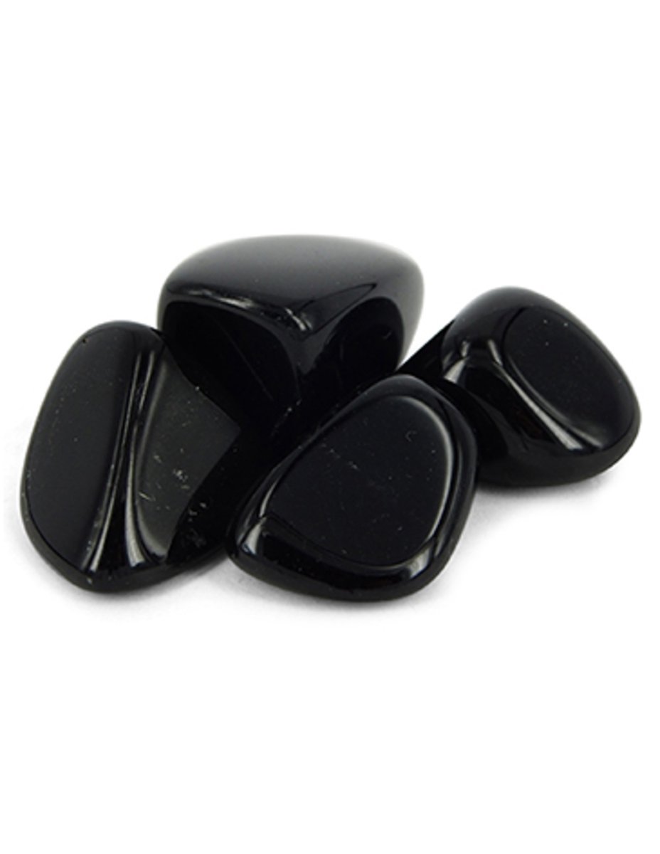 Ruben Robijn Obsidiaan zwart 500 gr. trommelstenen (mt3)