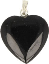 Onyx hart hanger 20 mm
