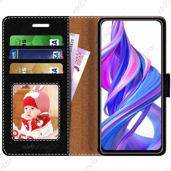 Housse Portefeuille + Film écran Pour Huawei Honor 9X - Coque Complète De Protection, Neuve