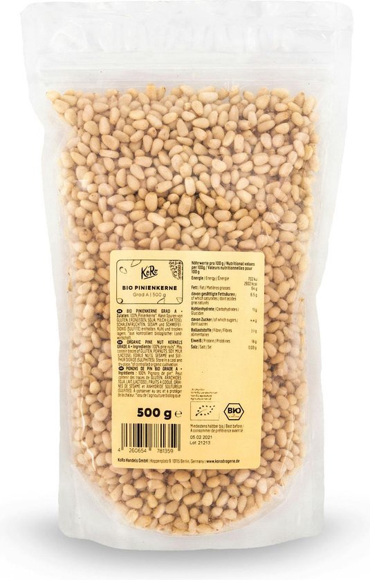 Foto: Koro bio pijnboompitten 500 g