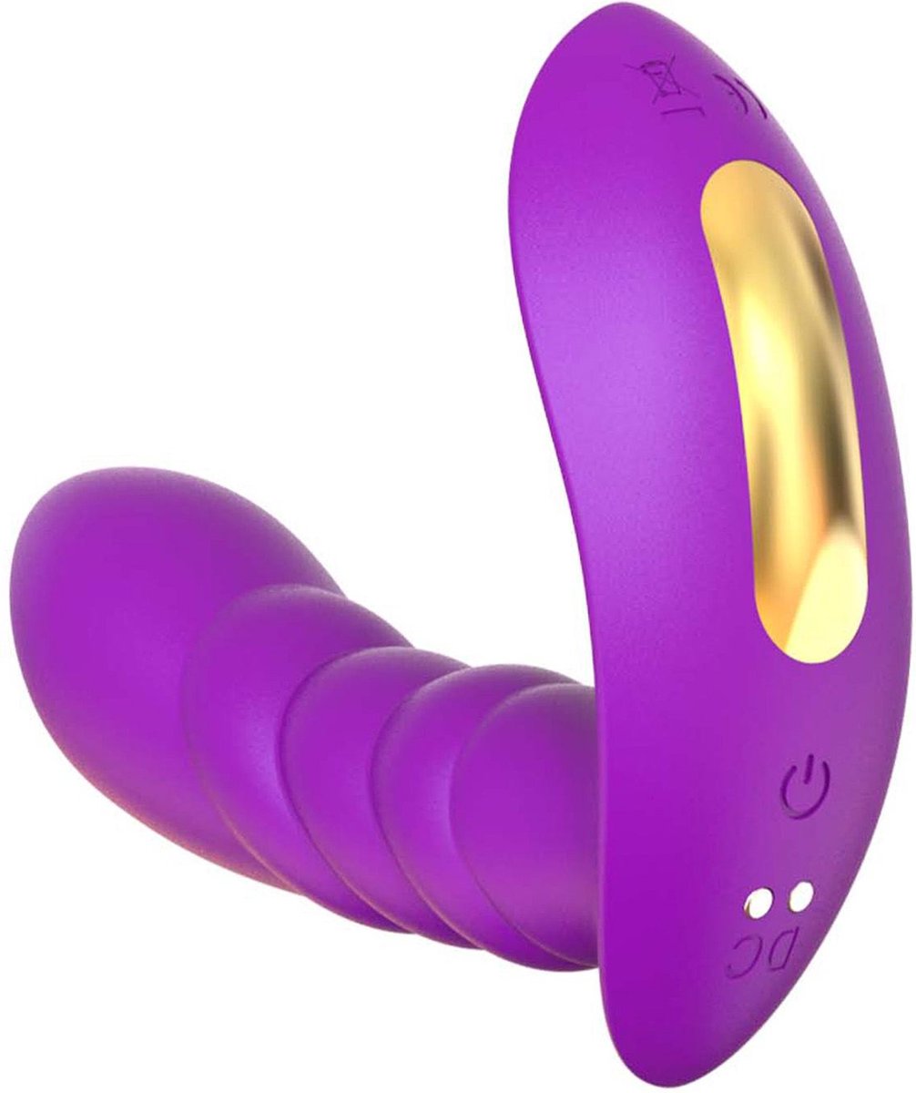 Goedkoopste Cupitoys® Draagbare g-spot vibrator met app - Paars - 9 standen - Vibrators voor vrouwen en mannen - Sex toys voor vrouwen en mannen