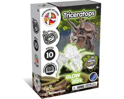 foto van Science4you Glow in the Dark Triceratops – Fossiel Opgraafset – Experimenteerdoos Dino Fossiel – Vanaf 6+ jaar