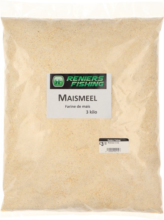 Reniers Fishing Maismeel – Fijn Gemalen Maïs voor Voermixen en Boilies – 1 kg / 3 kg / 5 kg / 25 kg - Size : 25 Kilo — afbeelding 3