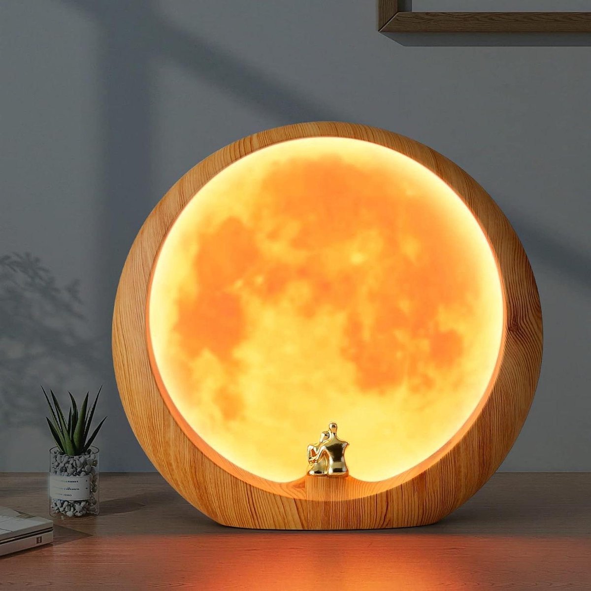 Maanlamp Decoratie Nachtlampje Jubileum Valentijnscadeaus Voor Hem Meneer En Mevrouw Tekenen Voor Bruiloftstafeldecoratie Kunstornament Thuiscadeau Kerstcadeau