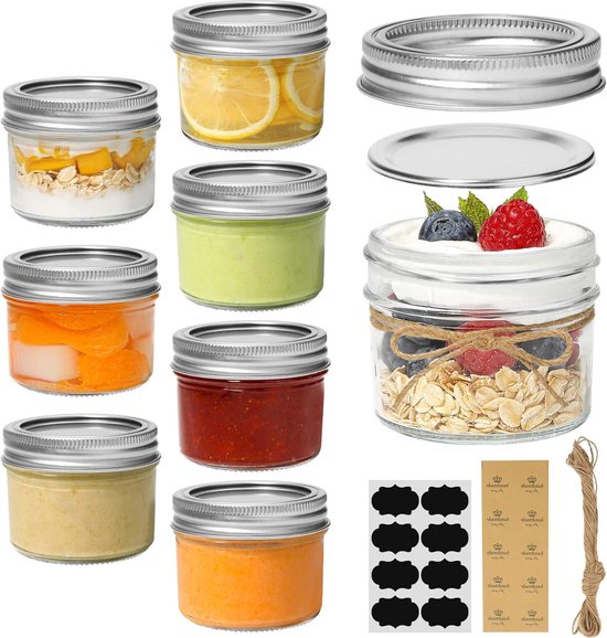 NutriChef Mason Potten Met Deksel 16oz DIY Magnetische Specerijpotten Airtight Ideaal Voor Maaltijdvoorbereiding Oats Jam Honing Kaarsen Knutselen Trouwen Geschenk 12 Stuks 3495306451 NutriChef Mason Potten Met Deksel 16oz DIY Magnetische Specerijpotten Airtight Ideaal Voor Maaltijdvoorbereiding Oats Jam Honing Kaarsen Knutselen Trouwen Geschenk 12 Stuks 3495306451