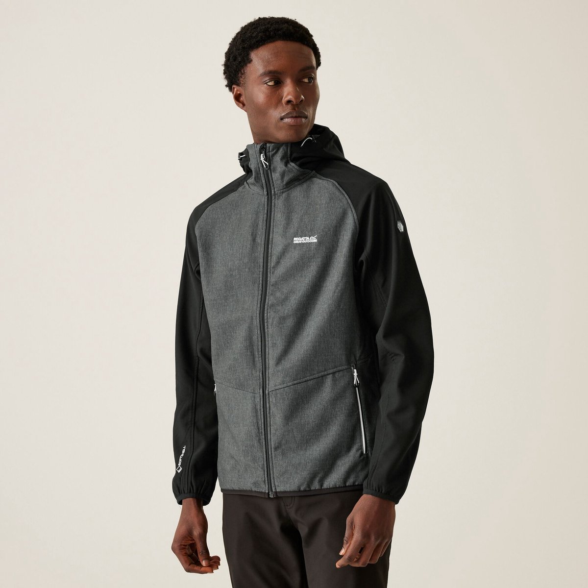 Softshell Jack Heren Waterafstotend Windbestendig Stretch Arec Iii