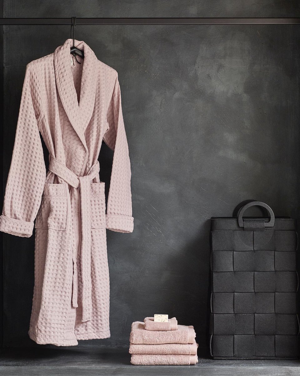 Viggo Badjas Dusty Pink | XL | Roze | Katoen