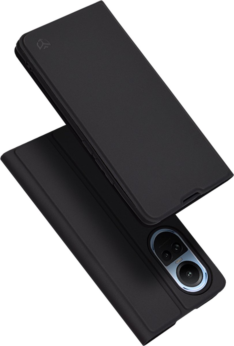 Techsuit Magskin Book Wallet Case hoesje voor Oppo Reno10/Reno10 Pro - Zwart