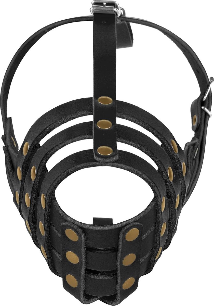 BRONZEDOG Pitbull Hondenmuilkorf Ademend Metalen BRONZEDOG Pitbull Hondenmuilkorf Ademend Metalen