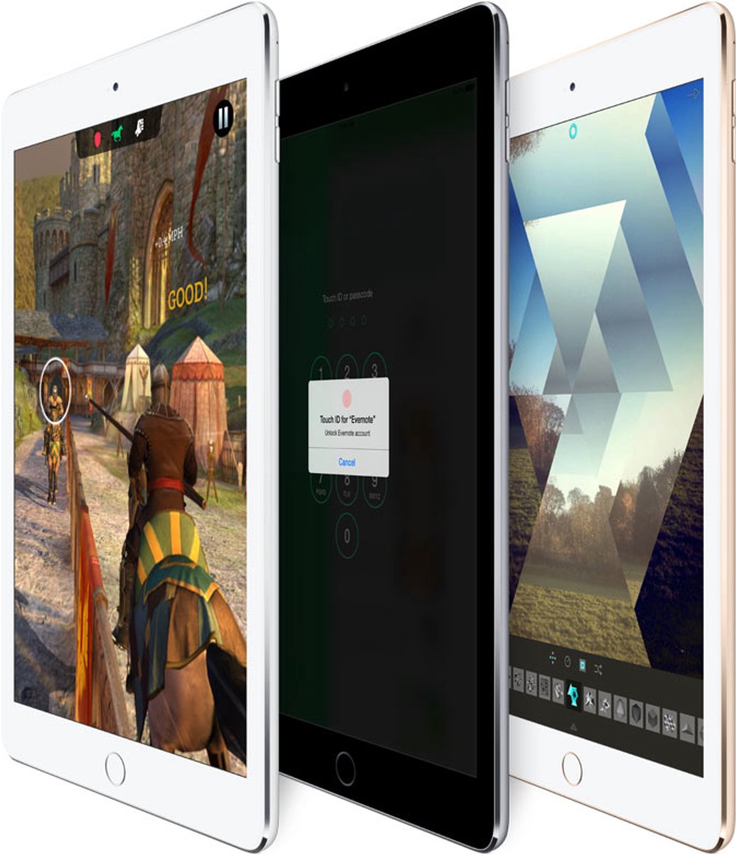 Apple iPad Air 2 -16GB - Wi-Fi + Cellular - Spacegrijs | bol