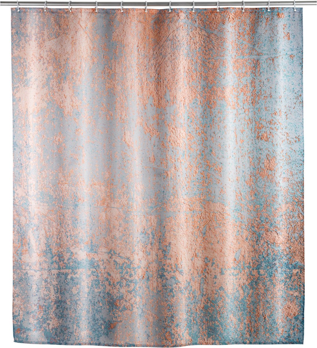 Douchegordijn met anti-schimmelcoating AGATE, 180 x 200 cm, kunststof, WENKO
