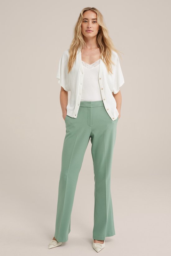 WE Fashion Dames singlet met kant - Maat S