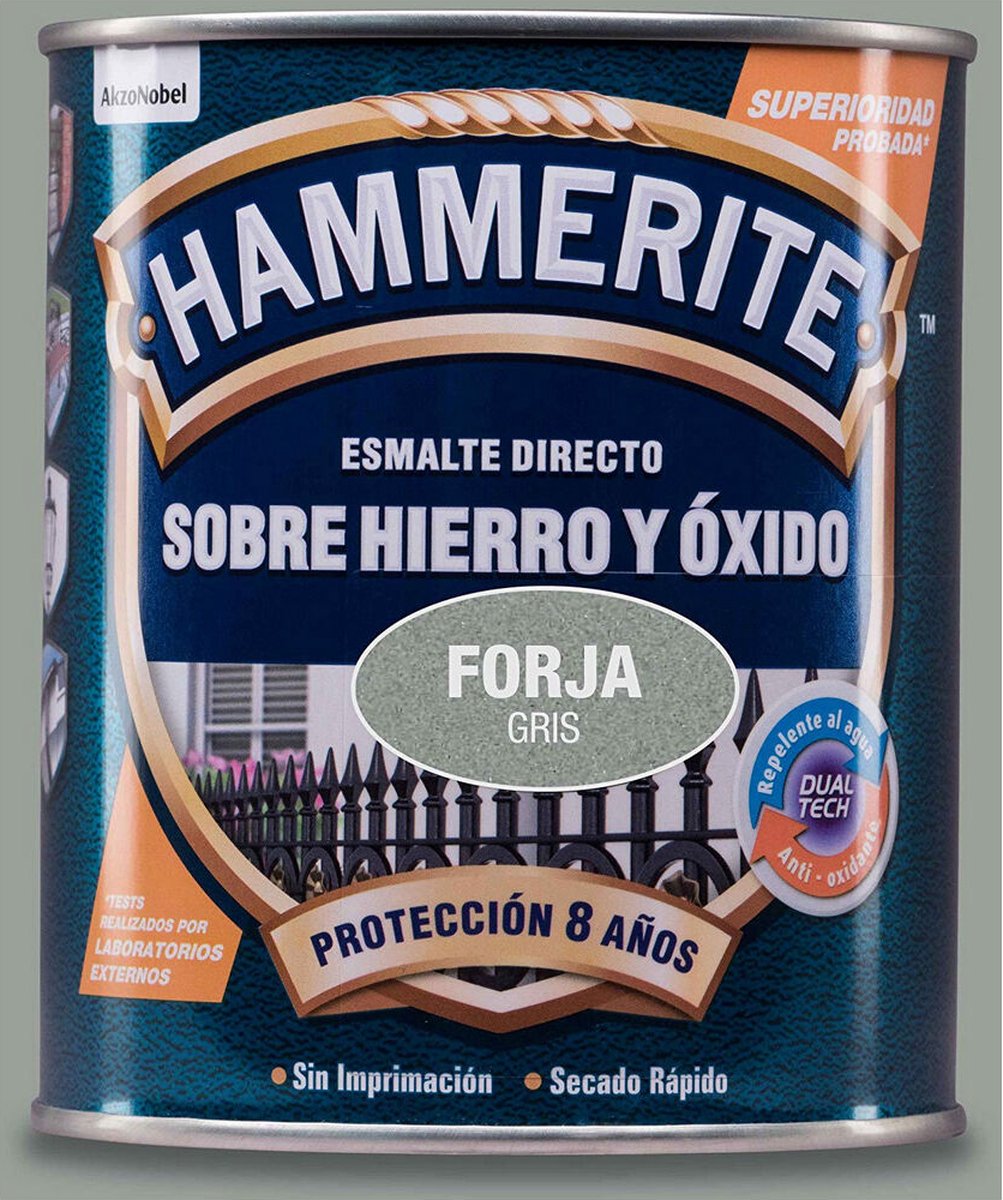 Antioxidantglazuur Hammerite 5093227 Grijs 750 ml Mat