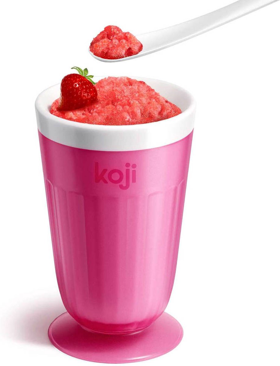 Slush & Milkshake Maker, Roze, BPA vrij, Kunststof/Siliconen - Koji by ZOKU
