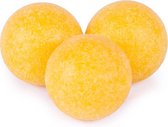 Heemskerk PRO Tafelvoetbalballen voor extra grip - geel - per 12 stuks