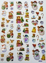 Peha Stickers Kerst 25,5 X 18,5 Cm 60 Stuks