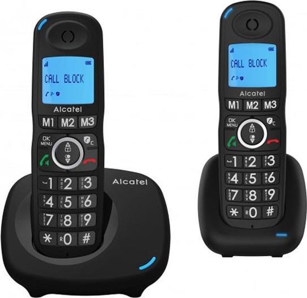 Téléphone Fixe Sans Fil Alcatel Xl785 Duo Blanc au meilleur prix