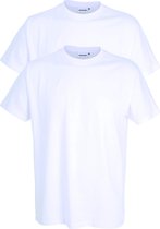 Gotzburg heren T-shirts regular fit O-hals (2-pack) - wit - Maat: M