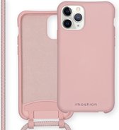 iMoshion Color Backcover met afneembaar koord iPhone 11 Pro hoesje - Roze