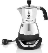 Bialetti Easy Timer Moka espressomaker - Percolator - 6 kops - Elektrisch - Aluminium