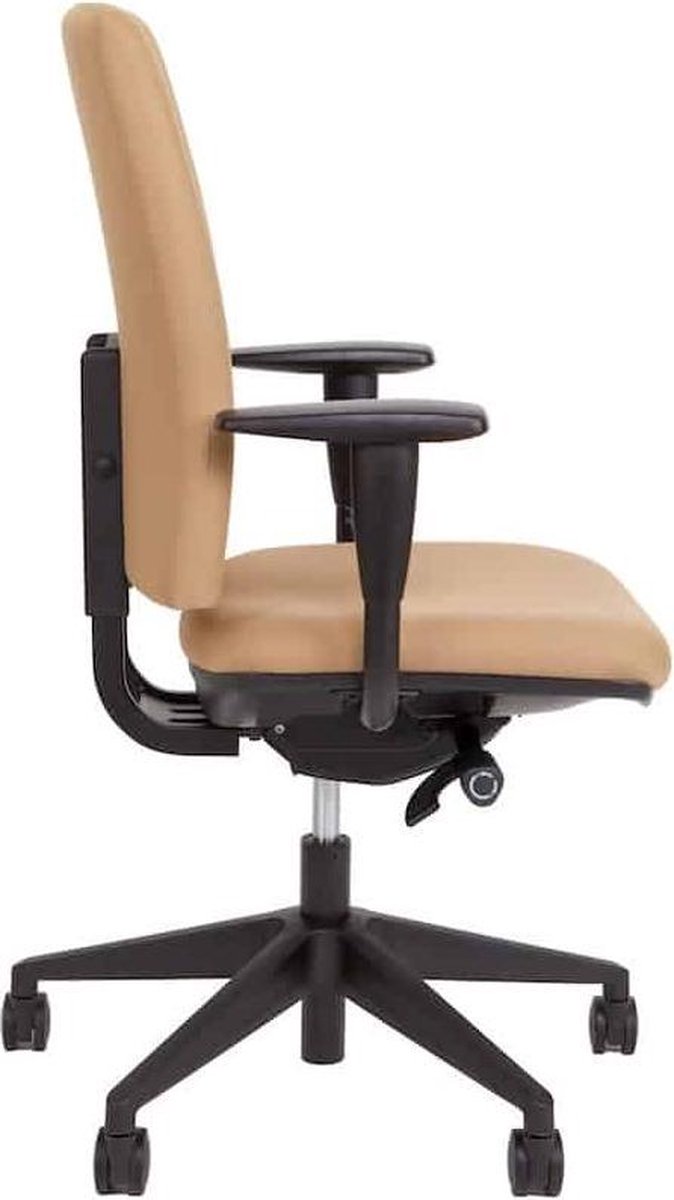 Ergonomische bureaustoel A680 met EN-1335 normering beige stof