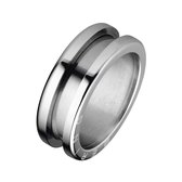 BERING - Buitenring - Dames - Arctische Symfonie - glanzend zilver - 520-10-X3 55 (17,4 mm Ø)