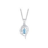 Favs Dames Ketting 925 sterling zilveren 1 Zirconia One Size 87314316