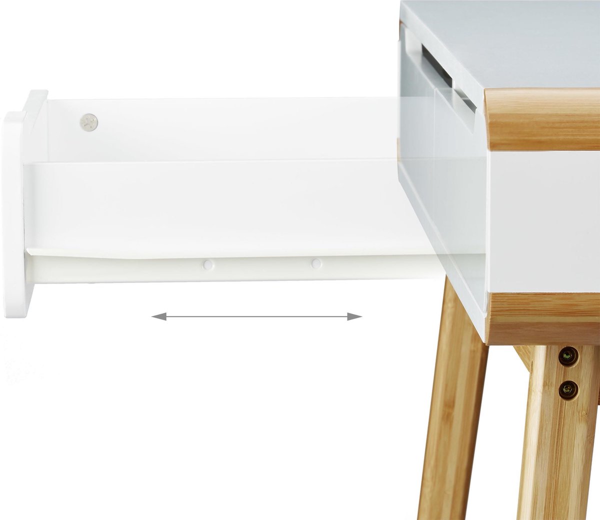 Relaxdays bureau met lades - computerbureau - computertafel