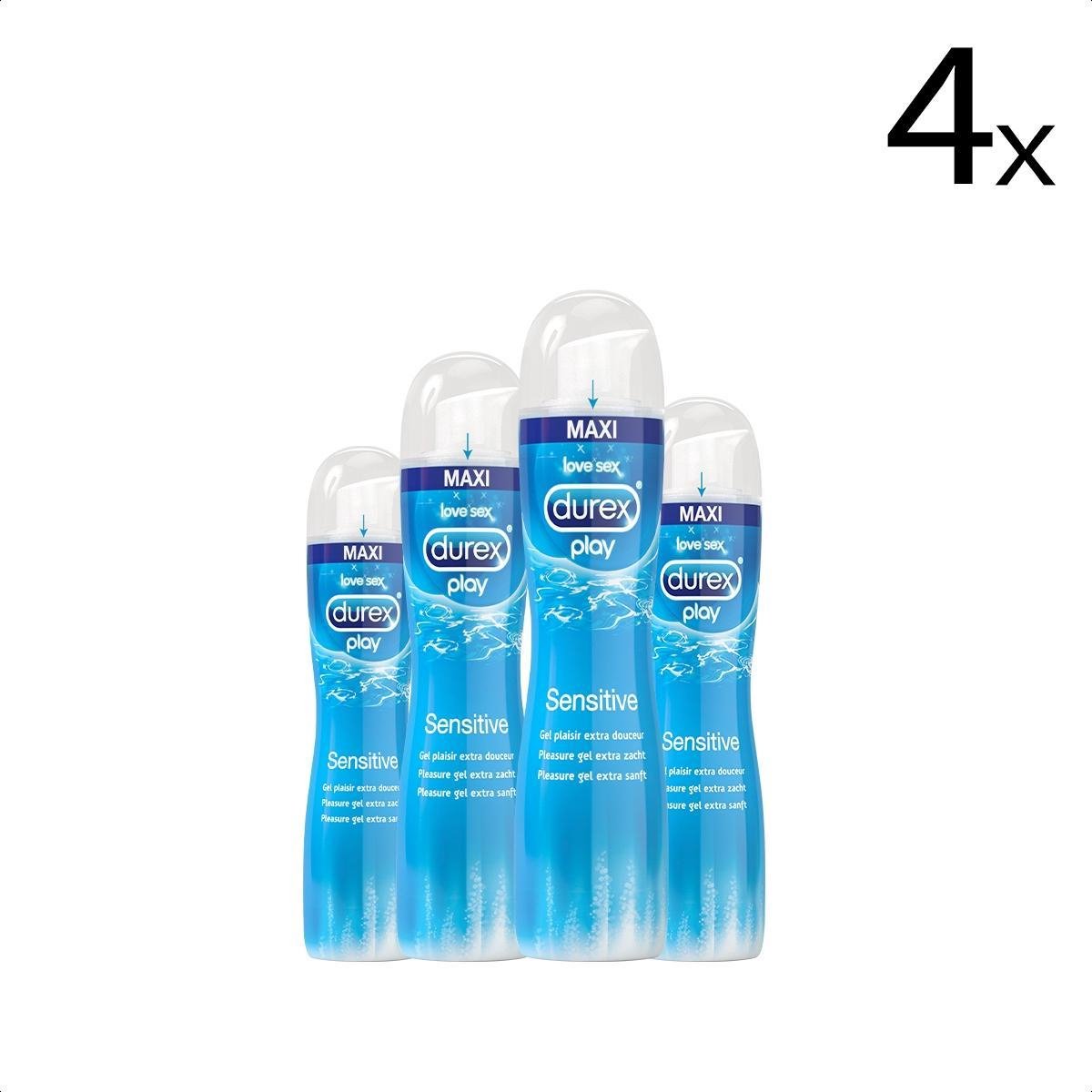 Goedkoopste Durex Glijmiddel Play Sensitive – 100ml x4