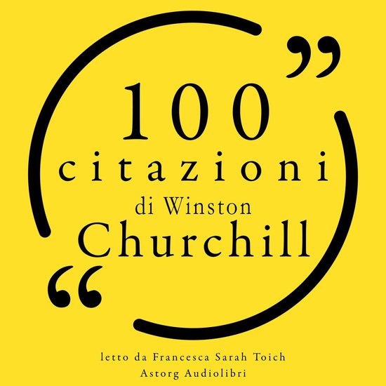 100 citazioni di Winston Churchill - cover
