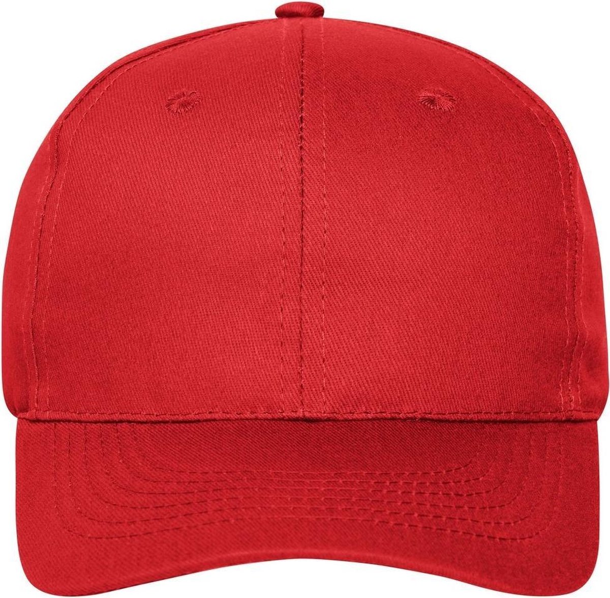 Myrtle Beach 6 Paneel Organic Cotton Cap (Rood)