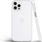 Extreem dun geschikt voor Apple iPhone 12 Pro Max hoesje 6.7 inch -  transparant