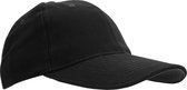 SOLS Unisex Buffalo 6 Panel Baseball Cap (Zwart)