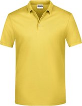 James And Nicholson Heren Basis Polo Shirt (Geel)