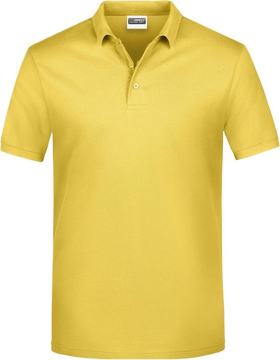 James And Nicholson Heren Basis Polo Shirt (Geel)