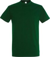 SOLS Heren Keizerlijke Zwaargewicht T-Shirt met korte mouwen (Fles groen)