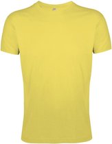 SOLS Heren Regent Slim Fit T-Shirt met korte mouwen (Honing)
