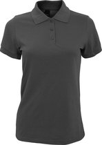 SOLS Dames/dames Prime Pique Polo Shirt (Donkergrijs)