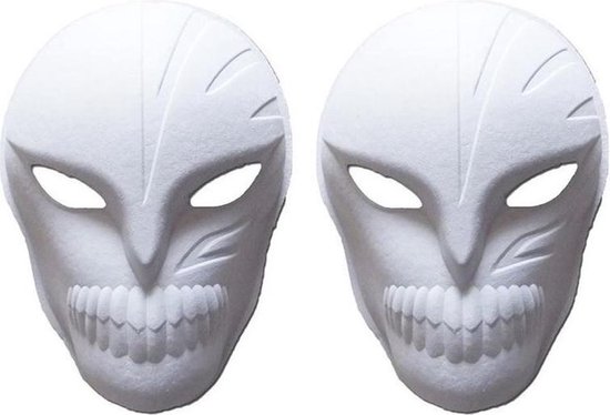 8x stuks papier mache maskers Halloween spook/spoken/geesten - Grimeer  maskers - Hobby... | bol