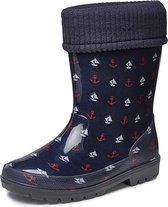 Gevavi Boots | Mike gevoerd kinderlaarsje PVC | Maat 24 | Blauw