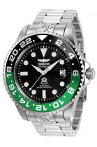 Invicta Grand Diver 21866 Heren Horloge - Waterdicht - Analoog - Automatisch Uurwerk - Roestvrij Staal met zwarte Wijzerplaat - 47mm